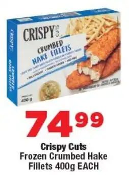 OK Foods Crispy Cuts Frozen Crumbed Hake Fillets offer