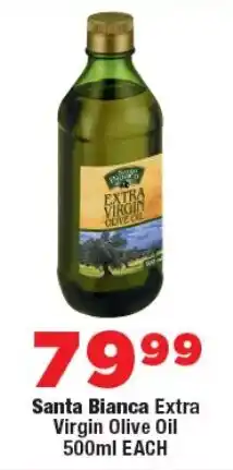 OK Foods Santa Bianca Extra Virgin Olive Oil offer