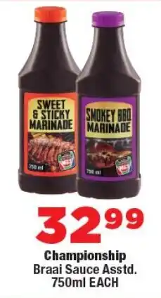 OK Foods Championship Braai Sauce Asstd. offer