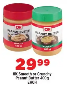 OK Foods OK Smooth or Crunchy Peanut Butter offer