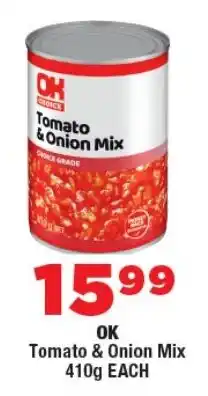 OK Foods OK Tomato & Onion Mix offer