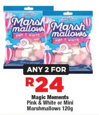 OK Foods Magic Moments Pink & White or Mini Marshmallows offer