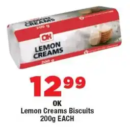 OK Foods OK Lemon Creams Biscuits offer