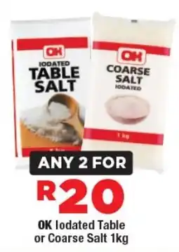 OK Foods OK lodated Table or Coarse Salt offer