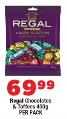 OK Foods Regal Chocolates & Toffees offer