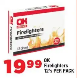OK Foods OK Firelighters offer