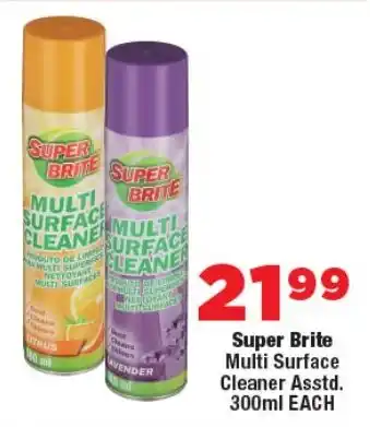 OK Foods Super Brite Multi Surface Cleaner Asstd. offer