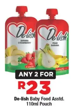 OK Foods De-lish Baby Food Asstd. Pouch offer