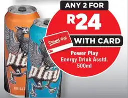 OK Foods Power Play Energy Drink Asstd. offer