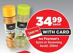 OK Foods Ina Paarman's Spice or Seasoning Asstd. offer
