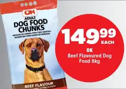 OK Foods OK Beef Flavoured Dog Food offer