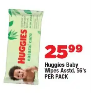 OK Foods Huggies Baby Wipes Asstd. offer