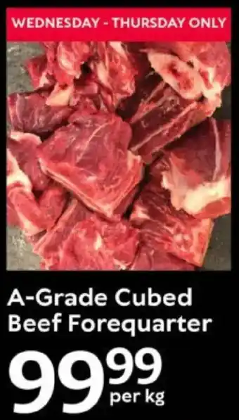 Oxford Freshmarket A-Grade Cubed Beef Forequarter offer