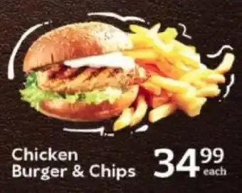 Oxford Freshmarket Chicken Burger & Chips offer