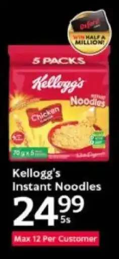 Oxford Freshmarket Kellogg's Instant Noodles offer