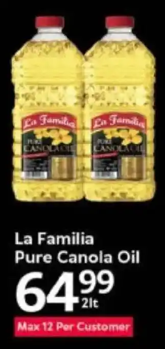 Oxford Freshmarket La Familia Pure Canola Oil offer