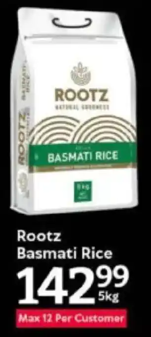 Oxford Freshmarket Rootz Basmati Rice offer