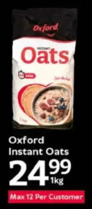 Oxford Freshmarket Oxford Instant Oats offer