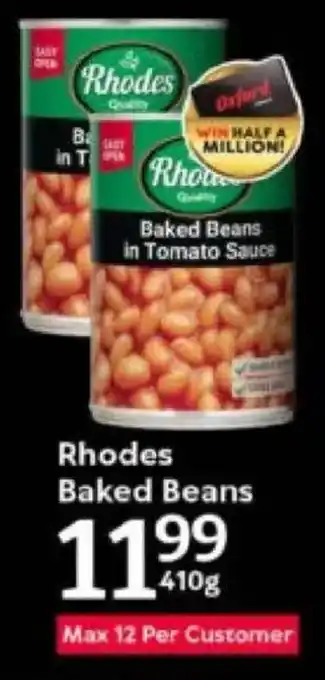 Oxford Freshmarket Rhodes Baked Beans offer