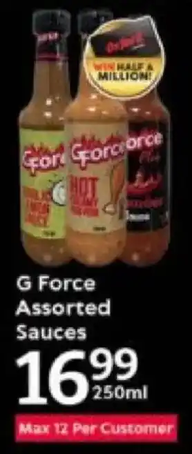 Oxford Freshmarket G Force Assorted Sauces offer