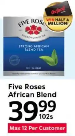 Oxford Freshmarket Five Roses African Blend offer