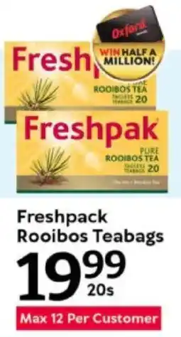 Oxford Freshmarket Freshpack Rooibos Teabags offer