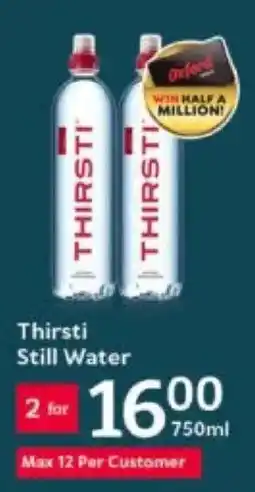 Oxford Freshmarket Thirsti Still Water offer