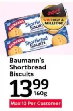 Oxford Freshmarket Baumann's Shortbread Biscuits offer