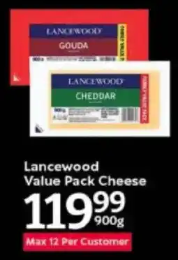 Oxford Freshmarket Lancewood Value Pack Cheese offer