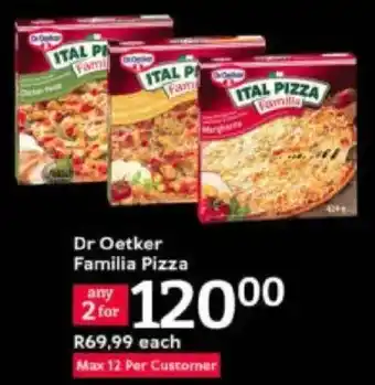 Oxford Freshmarket Dr Oetker Familia Pizza offer