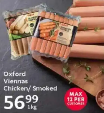 Oxford Freshmarket Oxford Viennas Chicken/ Smoked offer