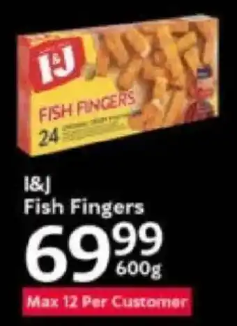 Oxford Freshmarket I&J Fish Fingers offer
