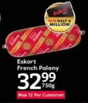 Oxford Freshmarket Eskort French Polony offer
