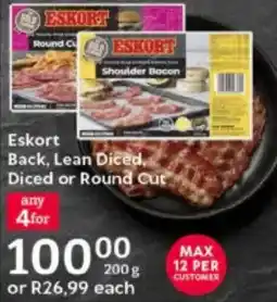 Oxford Freshmarket Eskort Back, Lean Diced, Diced or Round Cut offer