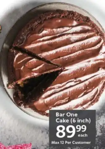 Oxford Freshmarket Bar One Cake offer