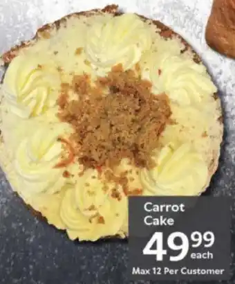 Oxford Freshmarket Carrot Cake offer