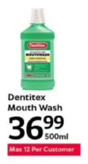 Oxford Freshmarket Dentitex Mouth Wash offer