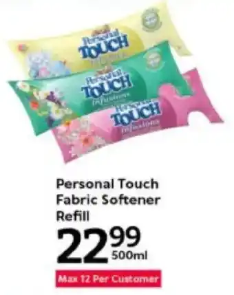 Oxford Freshmarket Personal Touch Fabric Softener Refill offer