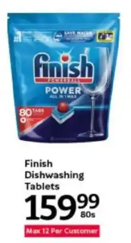 Oxford Freshmarket Finish Dishwashing Tablets offer