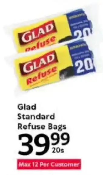 Oxford Freshmarket Glad Standard Refuse Bags offer