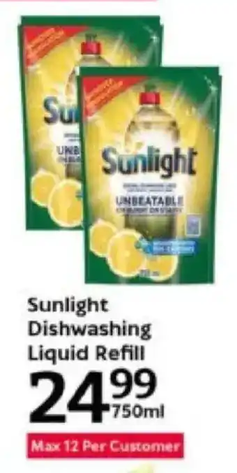 Oxford Freshmarket Sunlight Dishwashing Liquid Refill offer