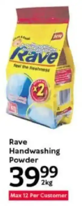 Oxford Freshmarket Rave Handwashing Powder offer