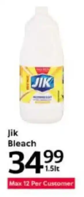 Oxford Freshmarket Jik Bleach offer