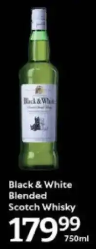 Oxford Freshmarket Black & White Blended Scotch Whisky offer
