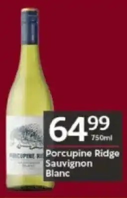 Oxford Freshmarket Porcupine Ridge Sauvignon Blanc offer