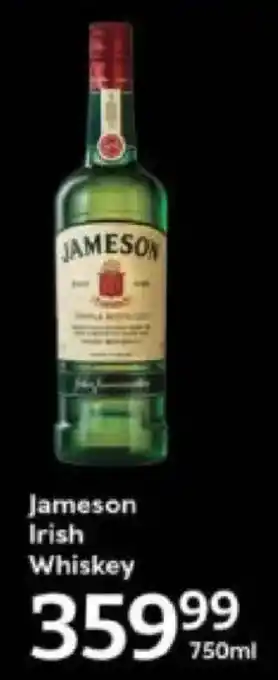 Oxford Freshmarket Jameson Irish Whiskey offer