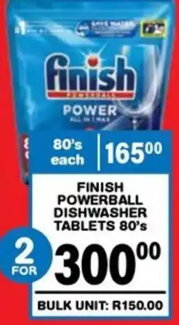 Giant Hyper Finish powerball dishwasher tablets offer