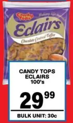 Giant Hyper Candy tops eclairs offer