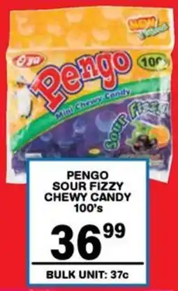 Giant Hyper Pengo sour fizzy chewy candy offer