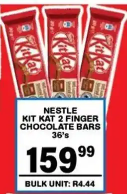 Giant Hyper Nestle kit kat 2 finger chocolate bars offer